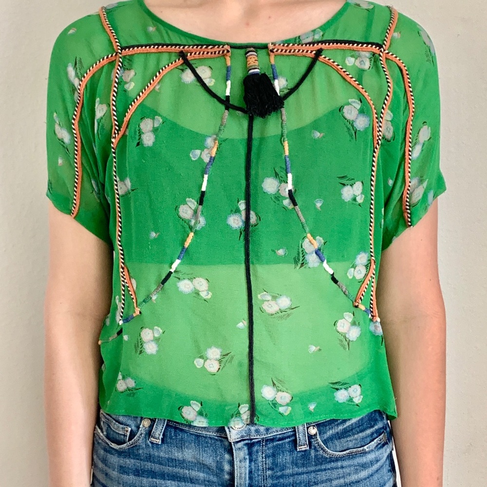 Isabel Marant Sheer Silk Top